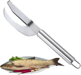 3-in-1 Stainless Steel Fish Scaler Remover Knife